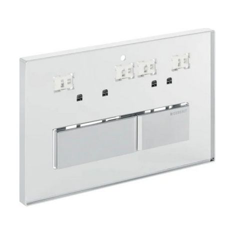 PLACCA DI COMANDO 2 TASTI SIGMA 50 PERSONALIZZABILE- Lega metallo Personalizzabile- GEBER- pezzi 1 (1/2)