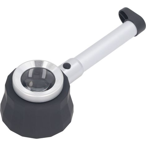 Microscope portatif électronique numérique portable avec échelle lumineuse LED, grossissement 45x, idéal pour l'observation de bijoux, de peintures et la lecture. (1/5)
