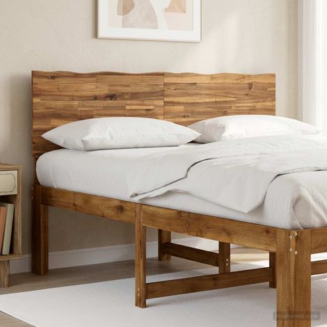 vidaXL Cabecero de borde vivo ROSTOCK Natural 120 cm (1/5)