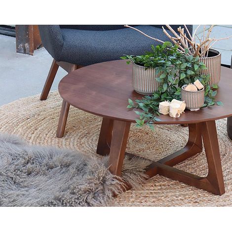 Adeje - tapis rond en jute - 150 cm - beige (1/4)