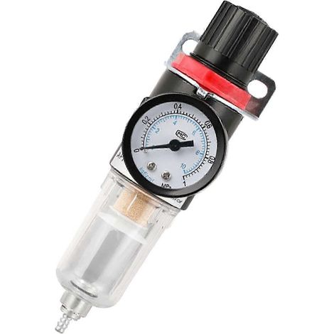 Séparateur huile-eau pour air comprimé avec manomètre et régulateur de pression pour outils pneumatiques (1/5)