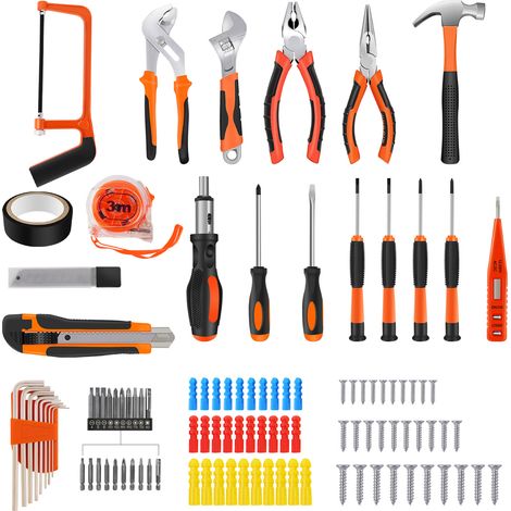 Toolbox Kit tournevis set Toolbox marteau à cliquet 102x (1/5)