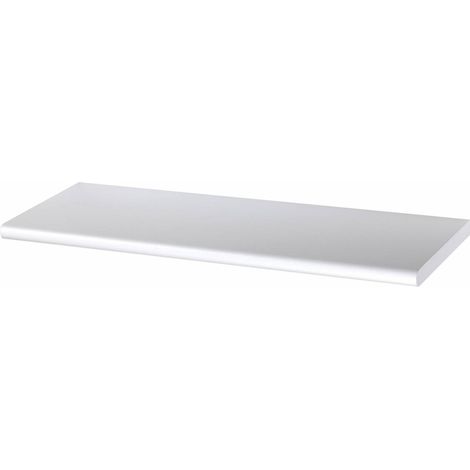 4 pz mensola bianca rettangolare ripiano in legno mensole 100x25x2,5 cm