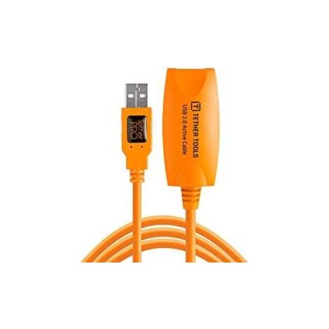 Tether Tools TetherPro USB 2.0 Active Extension 5m Orange (1/5)