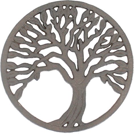 Sottopentola rustico per albero in ghisa decorativo da cucina resistente