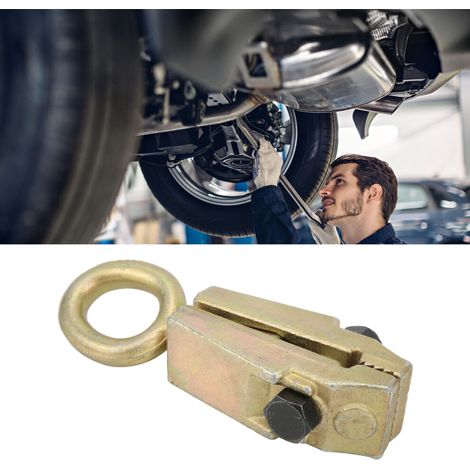 Abrazaderas autoajustables para el tensado de carrocerías de automóviles, aptas para coches, camiones y autobuses.