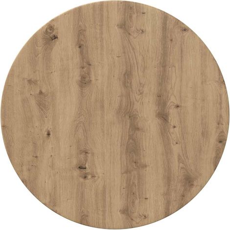 Maison Exclusive - Tischplatte Artisan-Eiche Ø 70 x 1,5 cm Holzwe