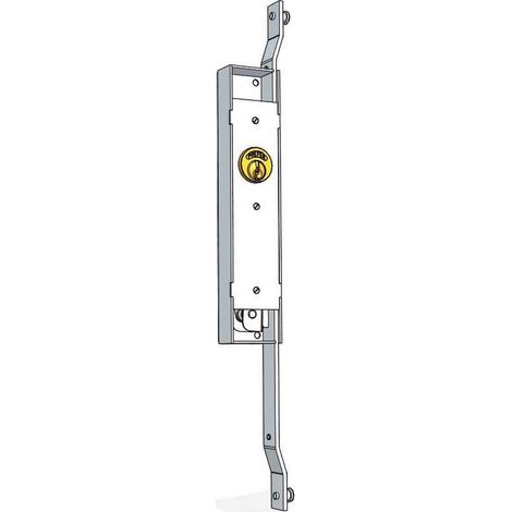 serrure verticale droite pour amortisseur coulissant (1/2)