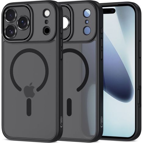 Coque de protection MagSafe pour iPhone 17 Pro avec caméra intégrée - Noir mat (1/5)