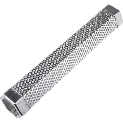 Tube à fumoir à pellets Peralng, 30 cm de long, forme hexagonale perforée, générateur de fumée pour barbecue/grill à gaz, acier inoxydable 304, pour ajouter une saveur fumée à tous vos aliments grillé (1/5)