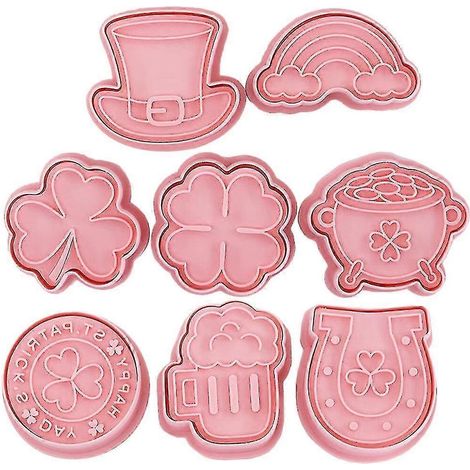 Outils pour fondant, emporte-pièces pour biscuits, pépites de chocolat, gâteaux, décoration, moule à biscuits (8 pièces) (1/5)