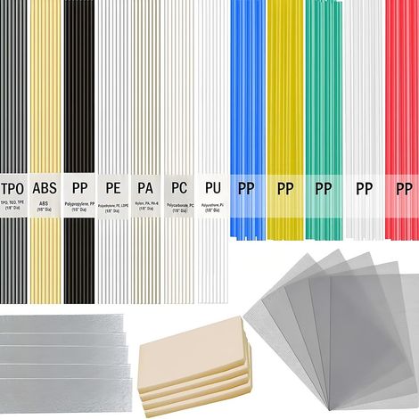 Tiges Soudage,Baguette de Soudage,Fils à Souder,Soudage Sticks ABS/PVC/PE/PP Soudage Plastique Bâtons Soudage Pour Soudeur en Plastique Le Soudage La RéParation de Pare-Chocs (Option 2) (1/5)