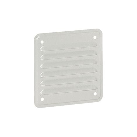 Jeu de 2 ouïes d'aération métal avec grilles IP32 IK10 RAL7035 138x138mm LEGRAND 034804