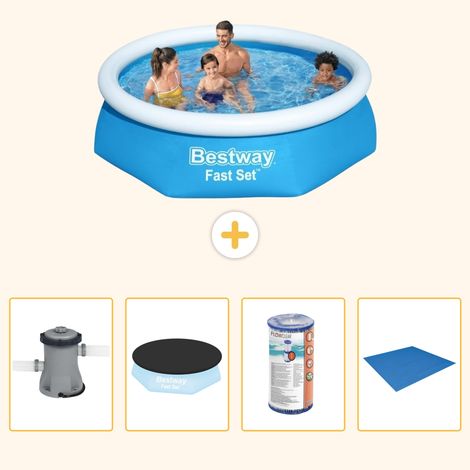 Bestway Bestway Fast Set Ronde - 244x61 cm - 5-pièces  S341 (1/5)