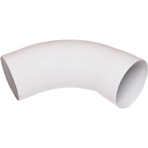 TJ90 Alu-Rohrbogen 72 weiß RAL 9016