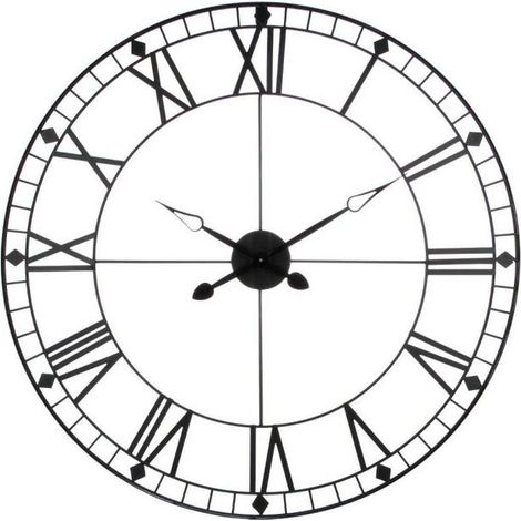 Horloge murale géante D88 noir Atmosphera - Noir (1/4)