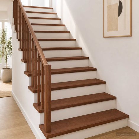 vidaXL Nez de marche 20 pièces 110 x 30 x 2 cm Marron foncé (1/5)