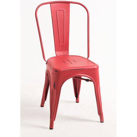 Packs Sillas Comedor - Pack 2 Sillas Torix Vintage - Rojo vintage (1/5)