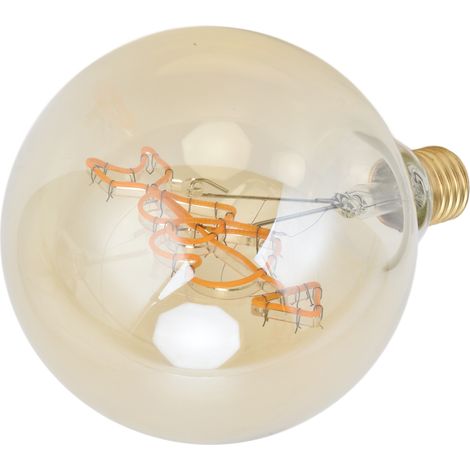 Ampoules LED Edison 4W 2200K lumière chaude transparentes à économie d'énergie, sûres et à intensité variable, style vintage (1/5)