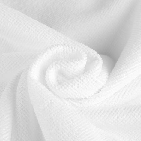 Serviette de bain blanche portable pour femme, enveloppe de jupe robe à bretelles, pour spa plage, taille unique, éponge douce (1/5)