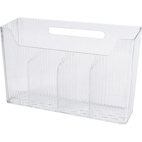 Organisateur Murale Transparent Rangement Sous Evier Cuisine, Meuble Van Aménagé, Idéal Film Plastique, Papier Alu et Accessoires Salle de Bain (1/5)