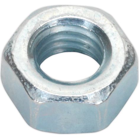 Sealey SN5 Zinc Plated Steel Nut M5, DIN 934 - Pack of 100