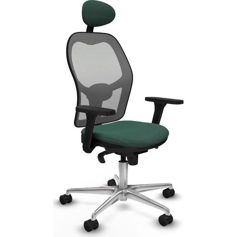 Piqueras y Crespo Jorquera Silla de oficina verde cómoda (1/3)