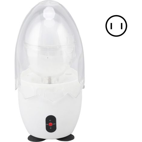 Mixeur électrique à œufs blanc, batteur jaune et blanc 100-240V prise US, agitateur doré pour omelette maison (1/5)