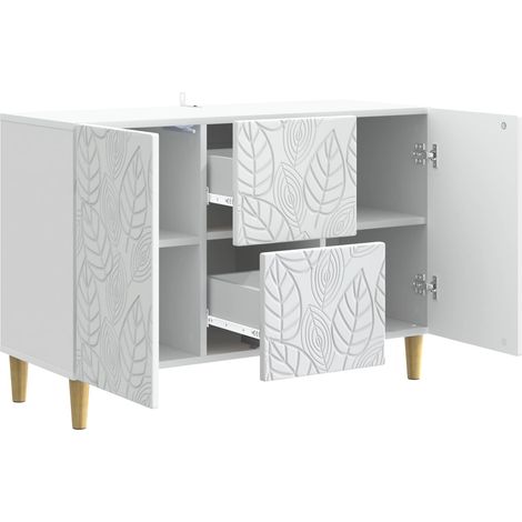 Sideboard/Anrichte/Buffet Weiß 89 x 34,5 x 60 cm Holzwerkstoff LXWW499327 (1/5)