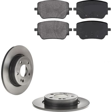 KIT FRENI POSTERIORI compatibile con MERCEDES-BENZ CLASSE B SPORTS TOURER (W247) - DISCHI + PASTIGLIE OEM: P 50 148 , P 50 151 / 18763 , 18784 /SOSTITUZIONE DIRETTA/BASSA POLVERE/SILENZIOSO (1/5)