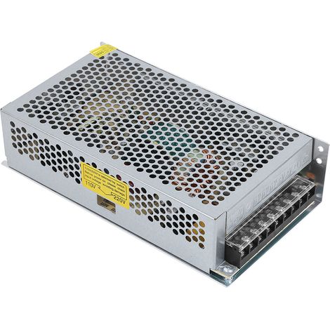 Adaptateur de commande d'alimentation à découpage pour équipement LED, transformateur reprogrammé pour vidéosurveillance DC5V (S-200-5 (5v 40a 200W) AC110/220V±15%)