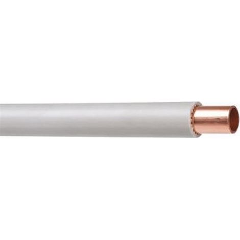 Sanitaire-Distribution – Tube cuivre gainé PVC 12-14 mm – Couronne 25 ml – Protection contre corrosion – Pour réseaux d'eau et gaz (1/2)