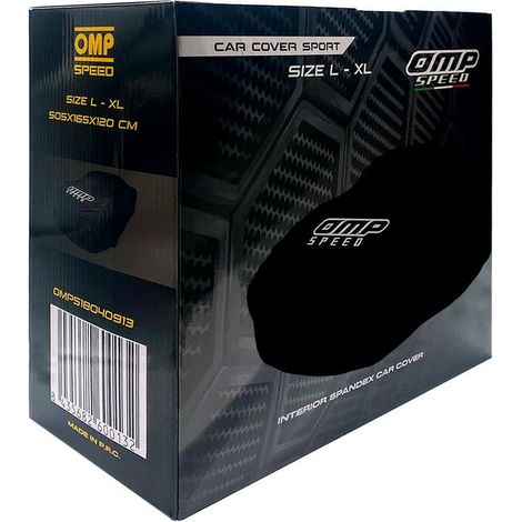 Cubre Coches OMP OMPS18040913 L/XL Negro Interior (1/5)