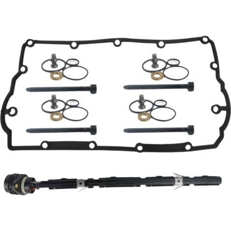 10 pièces Kit de conduite de carburant et réparation pompe d'injection, joints, vis support injecteur, joint cache-culbuteurs, pour VW Passat, Seat, Skoda, Audi A3/A4/A6 (1/5)