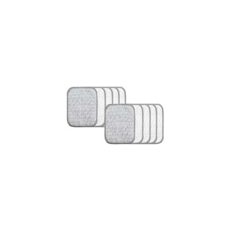 Lot de 10 chiffons de vaisselle polyvalents en fil métallique réutilisable pour nettoyer l'humidité et le sec, torchons ronds anti-rayures pour cuisine, éviers, casseroles, poêles(Couleur aléatoire) (1/5)