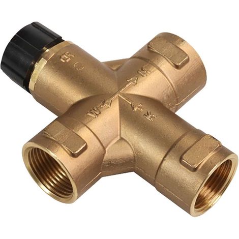 Sanela Accessori - Valvola miscelatrice termostatica 3/4, portata 28 l/min SLT 04