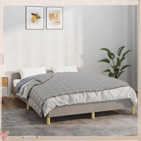 Couverture lestée - VINGVO - 350717 - Gris - 120x180 cm - 9 kg (1/5)