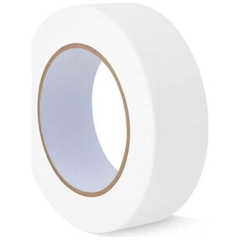 Ruban de masquage en papier blanc – Idéal pour la peinture, la décoration, les loisirs créatifs et autres projets artistiques. Sans résidus, facile à retirer, 3 cm x 50 m. (1/4)