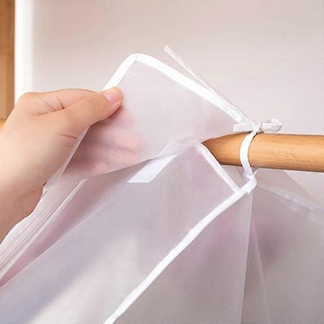 Housse de protection pour vêtements suspendus (robes, costumes, manteaux), sac de rangement pour la maison, étui, organisateur de penderie.