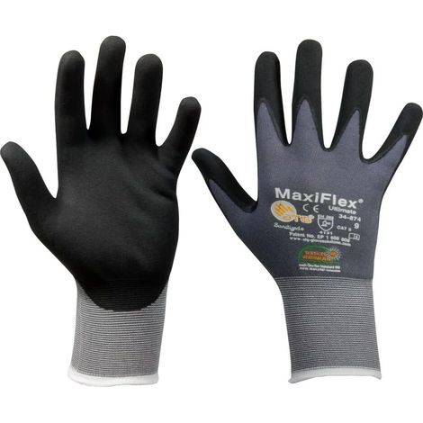 SW-Stahl Z632 Nylon Strickhandschuh Nitril/PU Foam, Gr.9 10 Paar Sparpaket