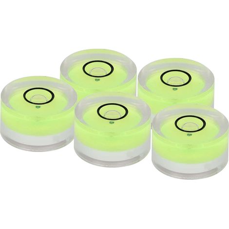Mini Niveau à Bulle Rond 15mm, 5Pcs pour Balance Électronique (1/5)