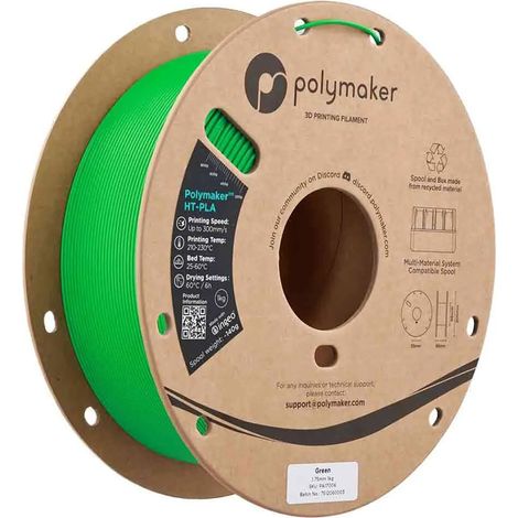 Filamento per stampante 3D Polymaker ht-pla resistente alta temperatura velocità (1/3)