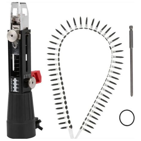 Csparkv – Visseuse à plaque de plâtre avec chargeur – Alimentation électrique – Pour plaques de plâtre et cloisons – Vissage rapide et précis