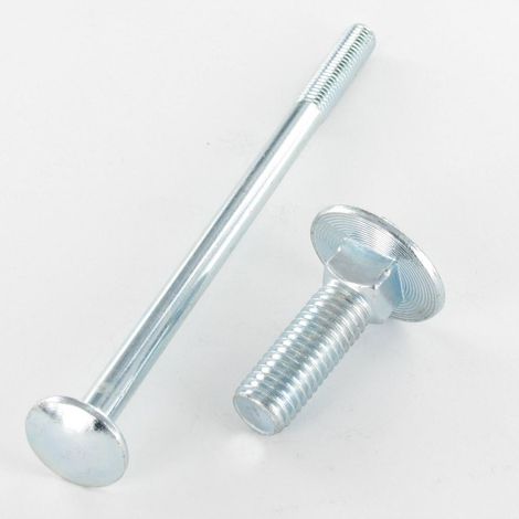 TRCC JAPY tête ronde collet carré M12X115 Filetée sur 20 Carré 12X12X3 Acier zingué-1 pièce