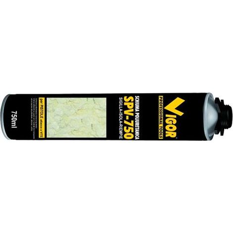 Schiuma Poliuretanica Vigor Spv-750 Attacco Vite Ml. 750 conf. 12 PZ
