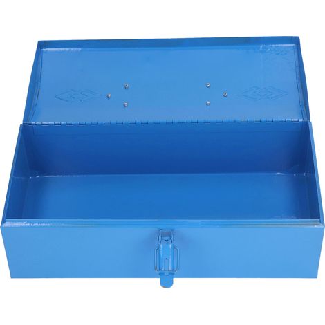 Mallette à outils Oubang 206132, boîte de rangement portable avec loquet métallique, caisse robuste pour bricolage et transport facile. (1/5)