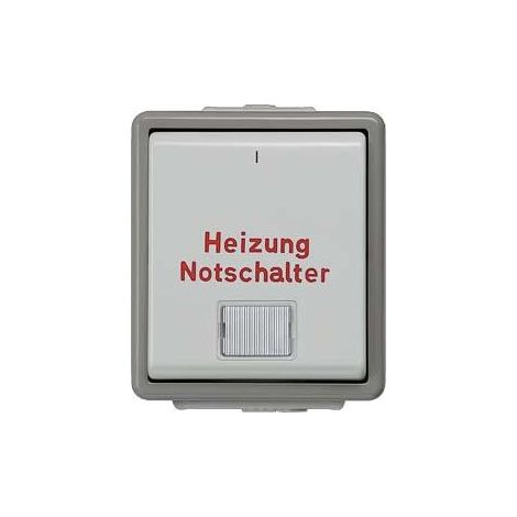 Siemens Indus.Sector Heizung-Notschalter Delta Fläche,dGr/hGr 5TA4741