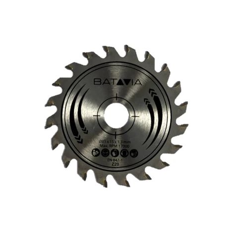BATAVIA Lame de scie circulaire Ø85 mm - - coupe bois précise 12V