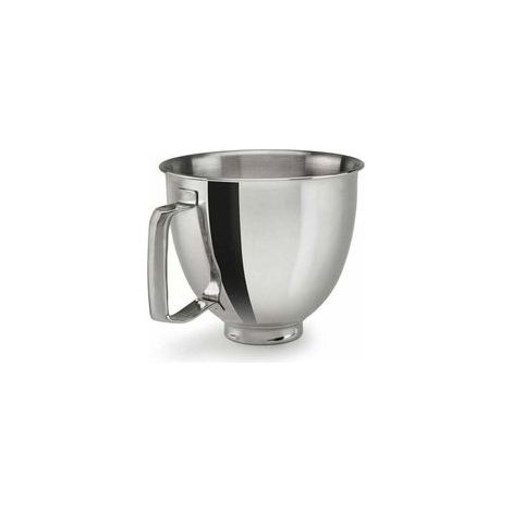 Bol mélangeur en acier inoxydable 5QT – Compatible con KitchenAid – Épaisseur 0,7 cm – Accesorio duradero para robot pastelero - K5THSBP