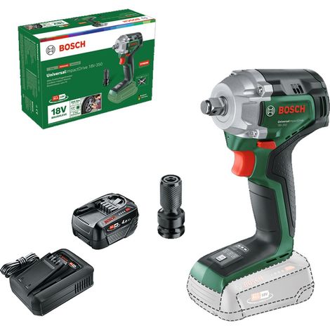 Bosch 18v Brushless 18v Impact Wrench UniversalImpactDrive + 4AH Battery Kit